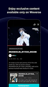 Weverse: Connect with Artists preview 6